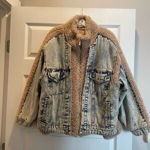 Denim and Sherpa Jacket